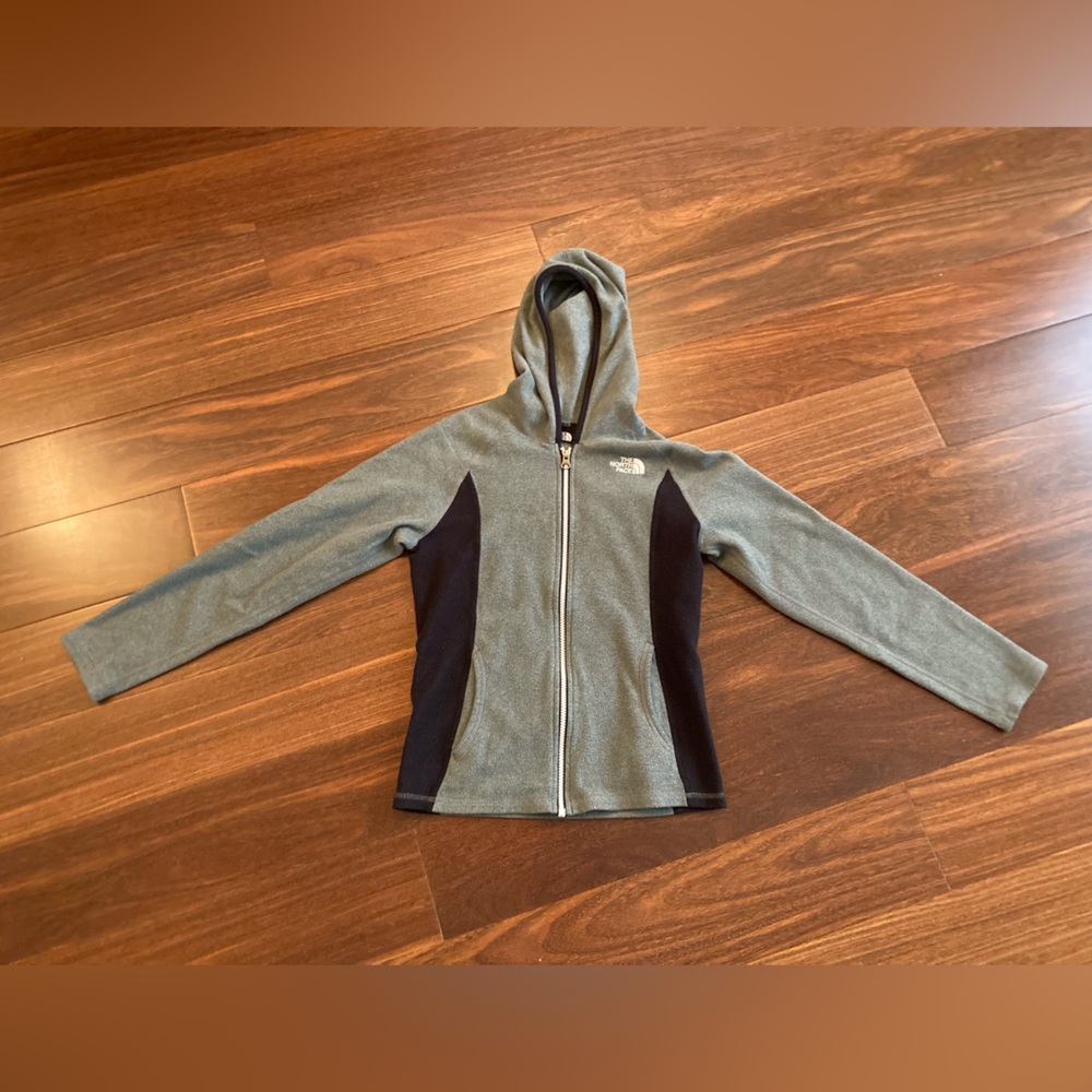 Girls The North Face Grey Fleece